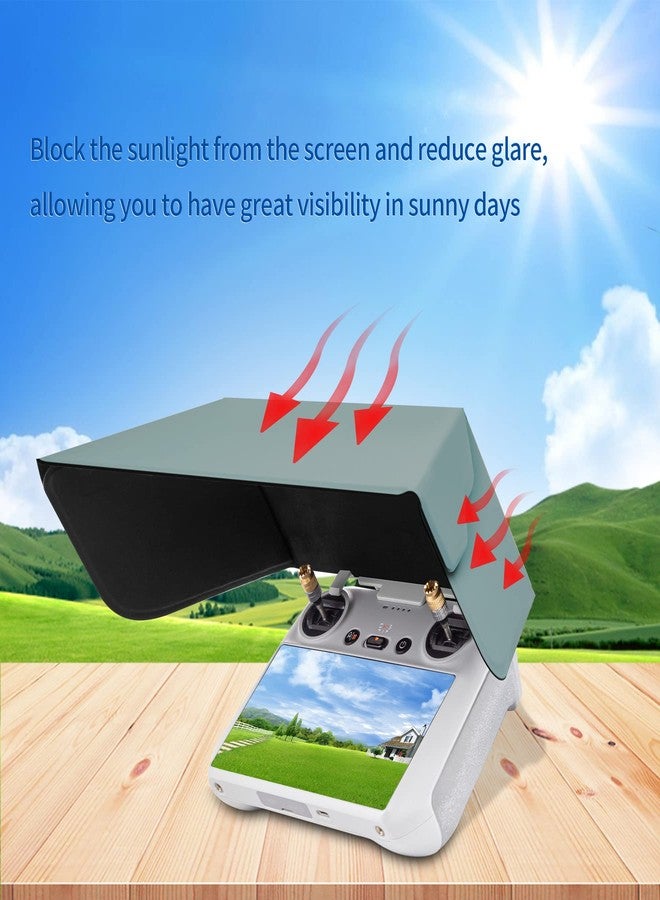 Hanatora Sun Hood Shade for DJI RC(Mavic 3 Classic/Pro,Mini 3/3 Pro Remote Controller),Foldable Monitor Sunshade Accessories - Image 5